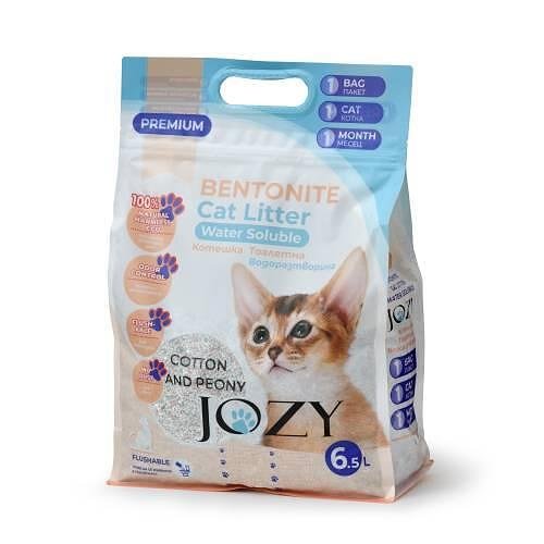 ВОДОРАЗТВОРИМА ПОЛИМЕРНА БИОРАЗГРАДИМА КОТЕШКА ТОАЛЕТНА JOZY 6.5 L, 4 kg ВОДОРАЗТВОРИМА ПОЛИМЕРНА БИОРАЗГРАДИМА КОТЕШКА ТОАЛЕТНА JOZY 6.5 L, 4 kg